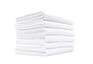 VickyD Luxury Gym Sport Hiking Microfibre Terry Towel with Zip White