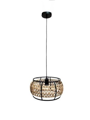 Woven Aura Rattan Pendant Light-MRUL