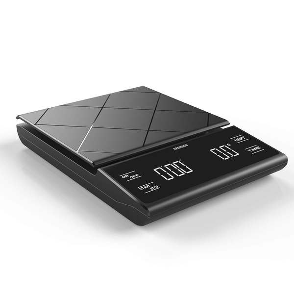 Kitchen Scale/Coffee Scale with Timer 5kg/0.1g with Back-Lit LCD Display