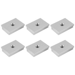 6Pcs M6 T-Track Slider Aluminum Alloy For Profile Woodworking Tool