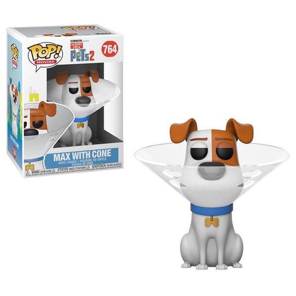 Funko Pop! Movies:Secret Life Of Pets 2-Max In Cone
