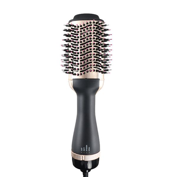3-in-1 Hair Blow Volumizer Straightener Curler Comb One-Step Hot Air Brush