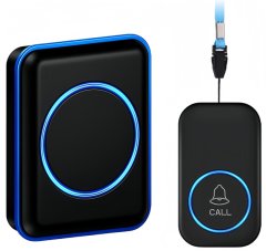 Caregiver Pager,Wireless Call Button 1000+ Feet, SOS Alert Calling Nurse