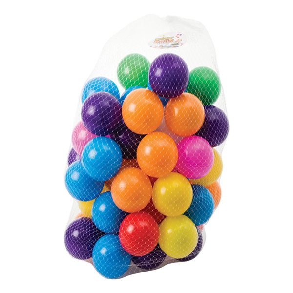 8cm Colorful Balls for Ball Pits &amp; Playhouses - 50 Piece