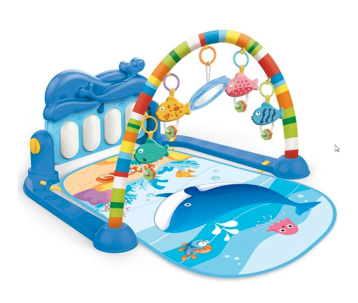 Baby Piano Multifunctional Play Gym Mat - Blue
