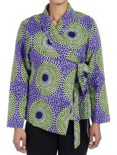 Purple Wrap Top
