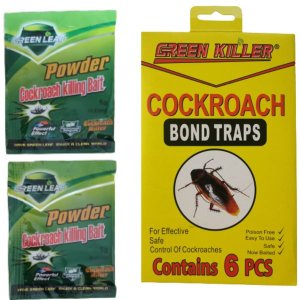 Cockroach Trap with Bait Powder