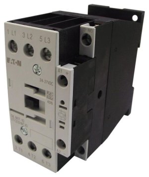 Contactor, DIN Rail, Panel, 690 VAC, SPST-NO, 3 Pole, 14 kW