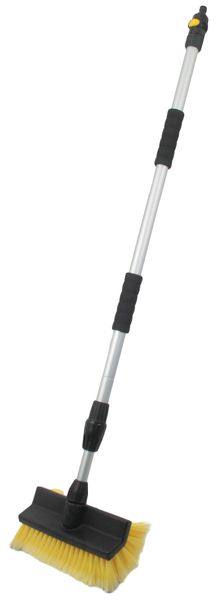 Telescoping Wash Broom with Hose Pipe Adaptor