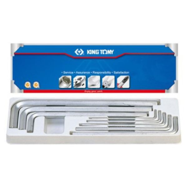 King Tony - Allen Key - Set 8 Piece - Extra Long - 3-14MM -2 Pack