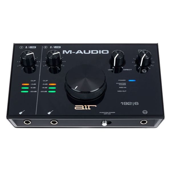 M-Audio AIR 192/6 Audio Inteface USB Audio/MIDI Interface with Mic Preamplifiers