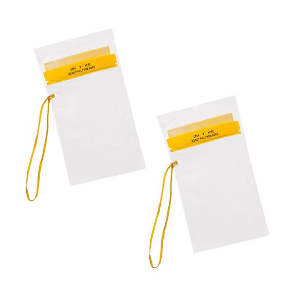 Navstar Water-Resistant Phone/Tablet/Document Zipper Pouch- x2 Combo