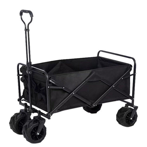 Collapsible beach trolley / wagon