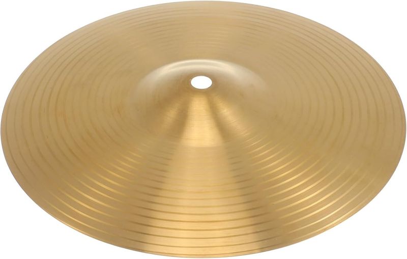 10 Inch Brass Hi hat Crash Ride Cymbals Set for Beginners Percussion