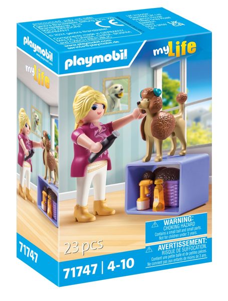 Playmobil My Life - Dog Groomer Playset - 23 Piece