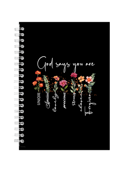 God Says You Are Birthday Gift Idea Writing Book Notepad Notebook A5 506