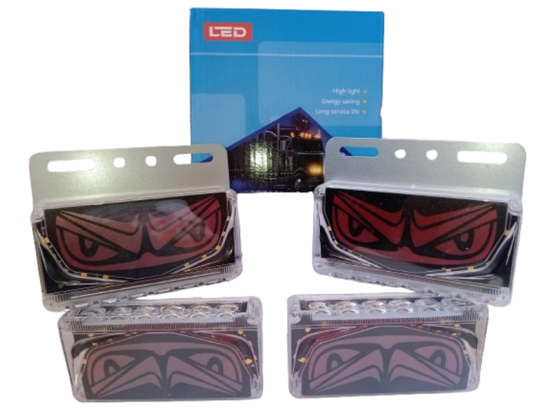 LED universal Turn indicators (Flickers) 12/24v 4 x Pack