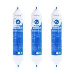 3Pcs External Generic Refrigerator Activated Carbon Water Filter