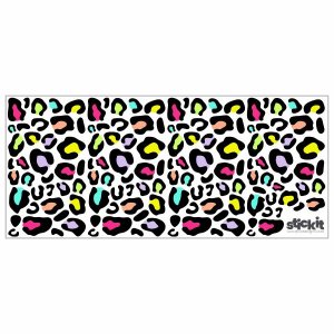 Coloured Leopard Print Wall Stickers