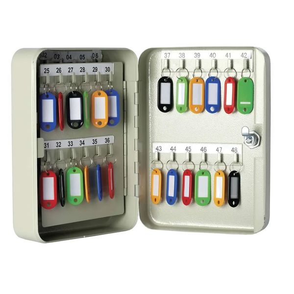 48 Key Cabinet with Key Rings