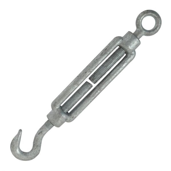 Turnbuckle Hook and Eye Galvanized -16mm