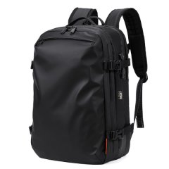 LH Vacuum Travel Backpack for 17 Inch Laptop Lightweight Bag - Black