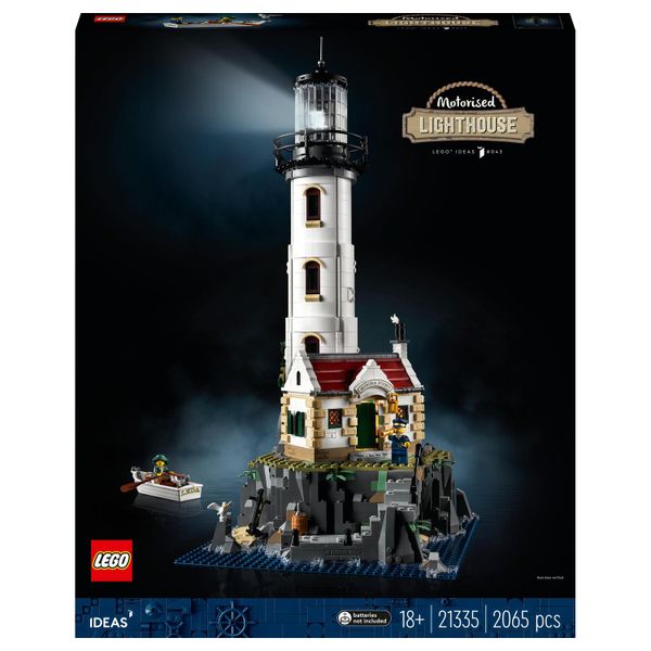 LEGO® Ideas Motorised Lighthouse 21335 Building Toy Set for Adults (2,065 Pieces)