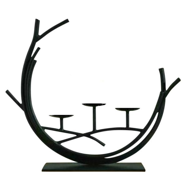 Romantic Vintage Wrought Iron Home Decoration Candle Holder