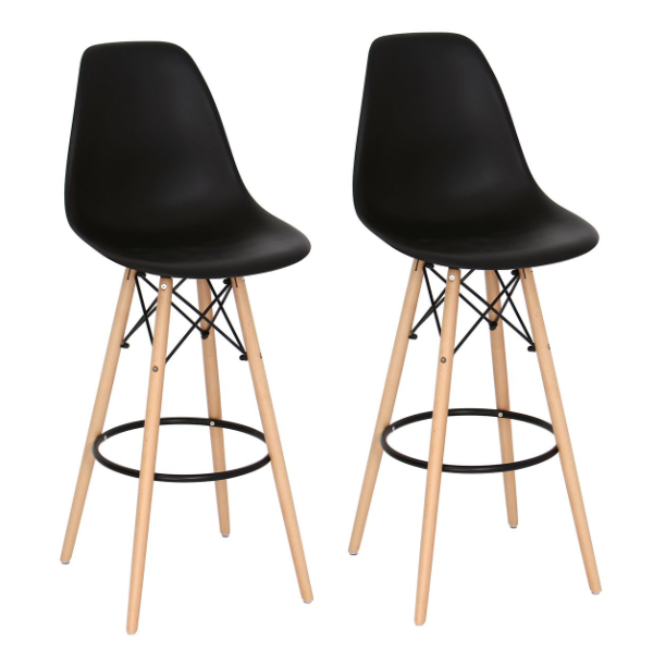 George &amp; Mason - Set of 2 Charlie Bar Chairs