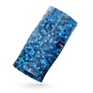 Climate Sport Scarf (Mask / Face Shield) - Navy Hexagon