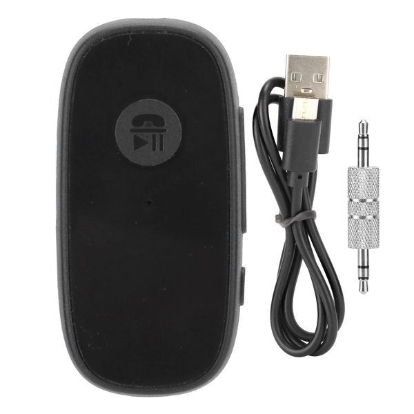 A80 Wireless Collar Clip Bluetooth 5.0 Earphone Stereo Car Audio Black