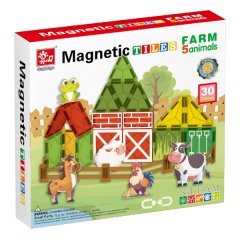 Magnetic Tiles - Farm Animals Set - 30 Pieces