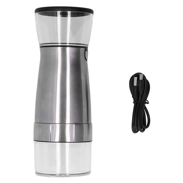 Electric Grinder USB Charging Automatic Pepper Coffee Bean Crusher for Home