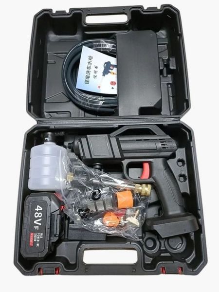 Wireless Rechargeable Portable Water Gun High Pressure Car Washer Foam