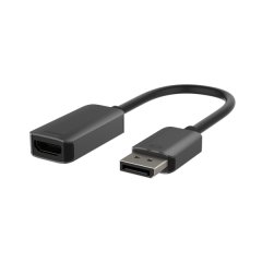 Belkin Active Display Port (Male) to HDMI 4K 60Hz (Female) Adapter - Black