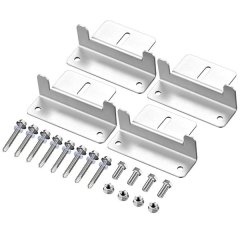 4Pcs Solar Panel Mounting Z Brackets Aluminum Solar Panel Bracket for RVs