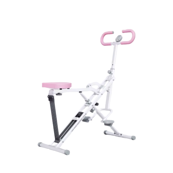 Foldable Squat Machine Glider Trainer with Seat
