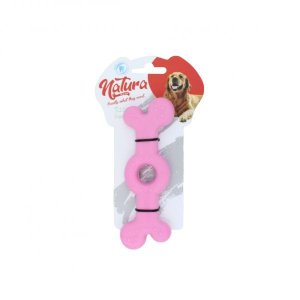 Natura Plastic Perforated Bone Dog Chew Toy