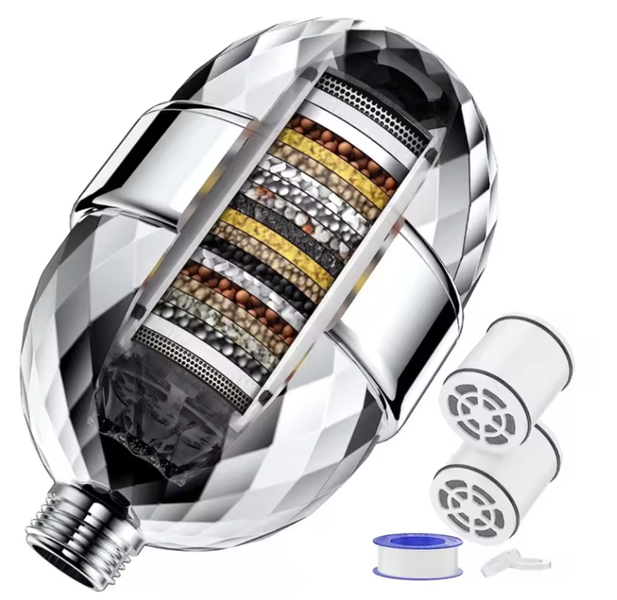 Shower Filter With Replaceable Cartridges