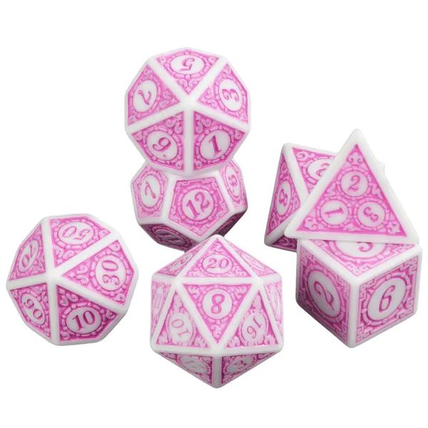 7-Piece Acrylic Educational &amp; Gaming Dice Set