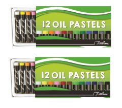 Treeline Oil Pastels No -Toxic 12's - Pack of 2