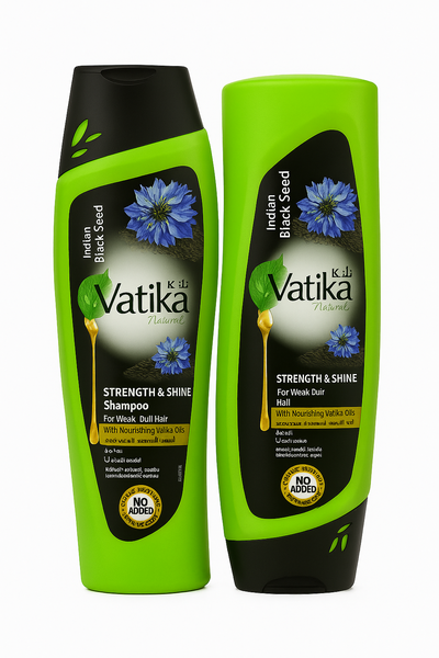 Vatika Black Seed Strength &amp;Shine Hair Repair Shampoo and Conditioner-400ml