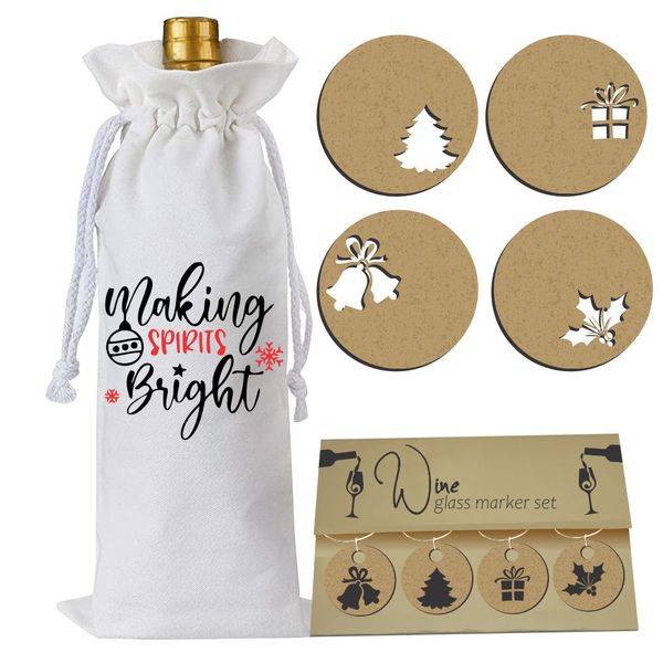 Pappa Joe – Wine Bag Gift Set - Making Spirits Bright