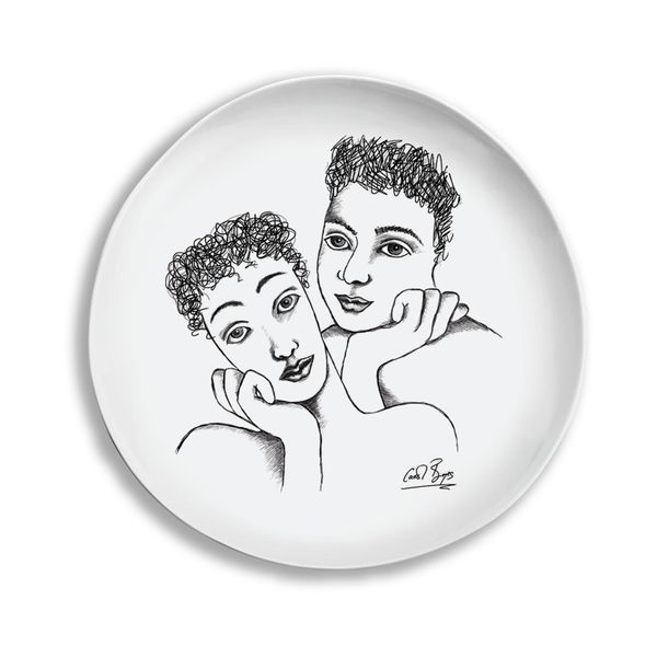 Carrol Boyes Side Plate- Two of a Kind