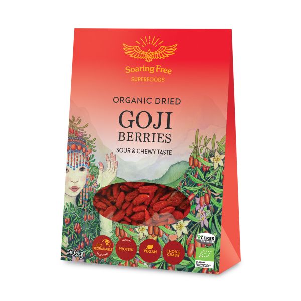 Soaring Free Organic Goji Berries 200g