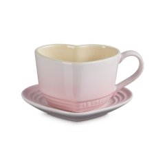 Le Creuset Heart Mug with Saucer - 220ml