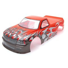 for 1/10 RC Car Venom T-10 PVC Painted Body Shell 1/10 RC Car,Red