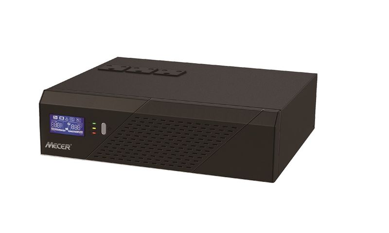 Mecer 1200VA, 720W, 12V DC-AC Inverter with LCD Display (Without Battery)