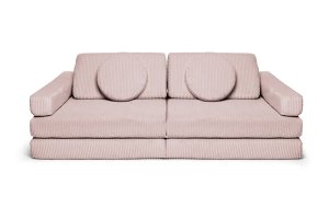 Modular Soft Play Couch - Dusty Pink