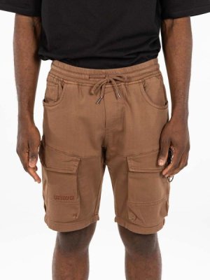 Lee Cooper Men's Cargo Shorts: Calix Short Brown